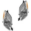 DIY Solutions - Headlight Assembly Set Of 2 - 2007 - 2008 Toyota Yaris Hatchback - LHT03511