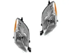 DIY Solutions - Headlight Assembly Set Of 2 - 2007 - 2008 Toyota Yaris Hatchback - LHT03511