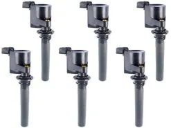 Replacement - Ignition Coil Kit (6 Piece) - 2001 - 2006, 2008 - 2011 Mazda Tribute 3.0L V6 - 904-007-K6