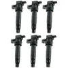TRQ - Ignition Coil Set Of 6 - 2007 - 2009, 2011 - 2014 Kia Sorento 3.5L V6 - ICA61581
