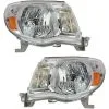 DIY Solutions - Headlight Assembly Set Of 2 - 2005 - 2011 Toyota Tacoma Without Sport Package - LHT03357