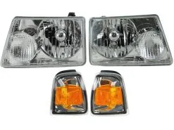 DIY Solutions - Headlight And Cornering Light Kit - 4 Piece - 2006 - 2011 Ford Ranger - LHT04116