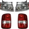 DIY Solutions - Headlight And Tail Light Kit - 4 Piece - Chrome Bezel - 2004 - 2008 Ford F-150 (with Styleside Bed) - LHT08815
