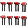 TRQ - Ignition Coil Set - 8 Piece - Red - 2011 - 2019 Ram 2500 V8 - ICA64247