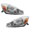 DIY Solutions - Halogen Headlight Assembly Set Of 2 - 2004 - 2005 Toyota Sienna - LHT03355