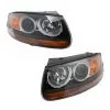 DIY Solutions - Halogen Headlight Assembly Set Of 2 - 2007 - 2009 Hyundai Santa Fe (From 7/11/2007) - LHT08972