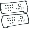 Replacement - Valve Cover Gasket - Set Of 2 - With Nut Seals, Bolts, Grommets, And Camshaft Adjuster Seals - 2004 - 2005 BMW 545i 4.4L V8 N62 - N02-024+N02-025