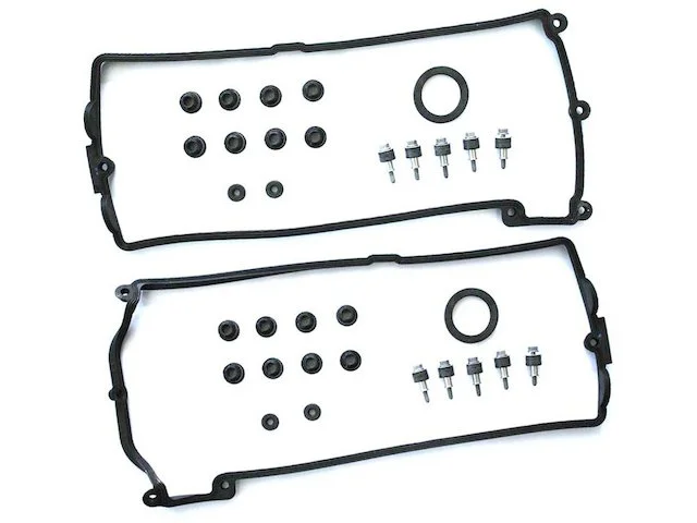 Replacement - Valve Cover Gasket - Set Of 2 - With Nut Seals, Bolts, Grommets, And Camshaft Adjuster Seals - 2004 - 2005 BMW 545i 4.4L V8 N62 - N02-024+N02-025 1 Replacement - Valve Cover Gasket - Set Of 2 - With Nut Seals, Bolts, Grommets, And Camshaft Adjuster Seals - 2004 - 2005 BMW 545i 4.4L V8 N62 - N02-024+N02-025