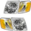 DIY Solutions - Headlight And Cornering Light Kit - 4 Piece - 2001 - 2005 Ford Explorer Sport Trac - LHT08784