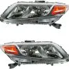 DIY Solutions - Headlight Assembly - Set Of 2 - 2012 Honda Civic - LHT03798