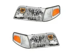 DIY Solutions - Headlight And Cornering Light Kit - 4 Piece - 1998 - 2011 Ford Crown Victoria (without Police Package) - LHT04087