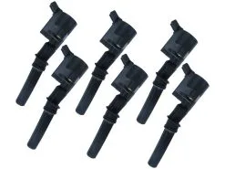 Replacement - Ignition Coil Kit Without Bolts - 6 Piece - 2002 - 2005 Ford Explorer 4.6L V8 - 904-001-K6