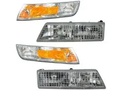 DIY Solutions - Headlight And Side Marker Kit 4 Piece Set - 1995 - 1997 Mercury Grand Marquis - LHT04249