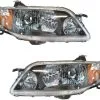 DIY Solutions - Headlight Assembly - Set Of 2 - 2001 - 2003 Mazda Protege Sedan - LHT03396