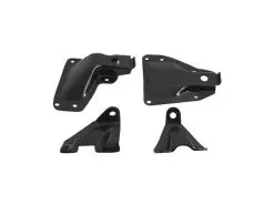Action Crash - Steel Engine Mount Bracket 4 Piece Kit - 1967 - 1969 Pontiac Firebird V8 - GMK4320335672S