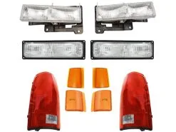 DIY Solutions - Headlight Tail Light Parking Light Kit - 10 Piece - 1994 - 1999 GMC K1500 - LHT04328