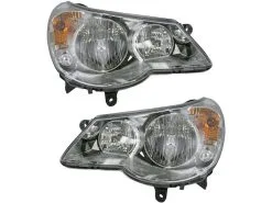 DIY Solutions - Headlight Assembly Set Of 2 - 2007 - 2010 Chrysler Sebring - LHT03532