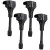 TRQ - Ignition Coil Kit - 4 Piece - 2014 - 2019 Nissan Versa Note - ICA64416