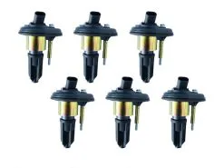 Replacement - Ignition Coil Kit - Set Of 6 - 2002 - 2005 GMC Envoy XL 4.2L 6-Cylinder - 904-079-K6