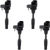 TRQ - Ignition Coil 4 Piece Set - 2013 - 2018 Chevrolet Malibu 4-Cylinder L4 2.0L / 2.5L - ICA64276
