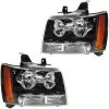 DIY Solutions - Headlight Assembly Set Of 2 - 2007 - 2013 Chevrolet Avalanche - LHT03431