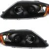 DIY Solutions - Headlight Assembly Set Of 2 - 2005 Hyundai Tiburon - LHT03801