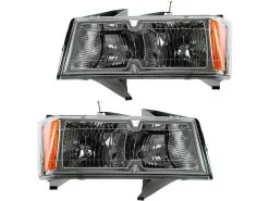 DIY Solutions - Headlight Assembly - Set Of 2 - With Chrome Bezel - 2005 - 2008 Chevrolet Colorado With Xtreme Package - LHT03266
