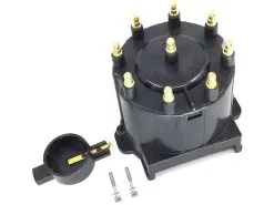 Replacement - Black Distributor Cap And Rotor Kit - 1988 - 1995 Chevrolet C1500 Gas V8 With External Coil - 905-112