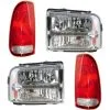 DIY Solutions - Headlight And Tail Light Kit - 4 Piece - 2005 - 2007 Ford F-250 Super Duty - LHT04228