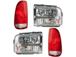 DIY Solutions - Headlight And Tail Light Kit - 4 Piece - 2005 - 2007 Ford F-250 Super Duty - LHT04228
