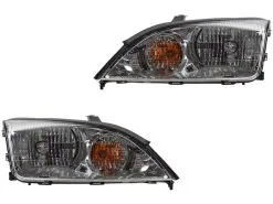 DIY Solutions - Halogen Headlight Assembly Set Of 2 - 2005 - 2007 Ford Focus - LHT03316
