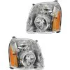 DIY Solutions - Headlight Assembly Set Of 2 - 2007 - 2014 GMC Yukon Denali - LHT03589