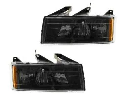DIY Solutions - Headlight Assembly - Set Of 2 - Black Bezel - 2004 - 2012 GMC Canyon - LHT03265