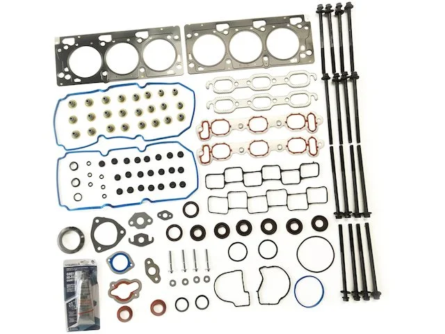 Replacement - Cylinder Head Gasket Set With 16 Head Bolts - 2004 - 2006 Chrysler Pacifica 3.5L SOHC V6 - 598-052 1 Replacement - Cylinder Head Gasket Set With 16 Head Bolts - 2004 - 2006 Chrysler Pacifica 3.5L SOHC V6 - 598-052