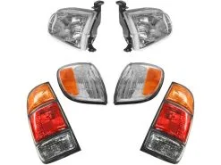 DIY Solutions - Headlight Tail Light Cornering Light Kit 6 Piece Set - 2000 - 2004 Toyota Tundra Standard Cab Pickup - LHT04295