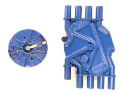 United Automotive - Distributor Cap And Rotor Kit - With Brass Contacts And Vent - 1996 - 1999 Chevrolet K1500 Suburban 5.7L V8 - DCR-820X