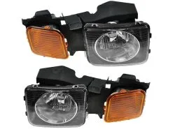 DIY Solutions - Headlight Assembly Set Of 2 - 2006 - 2010 Hummer H3 - LHT03429